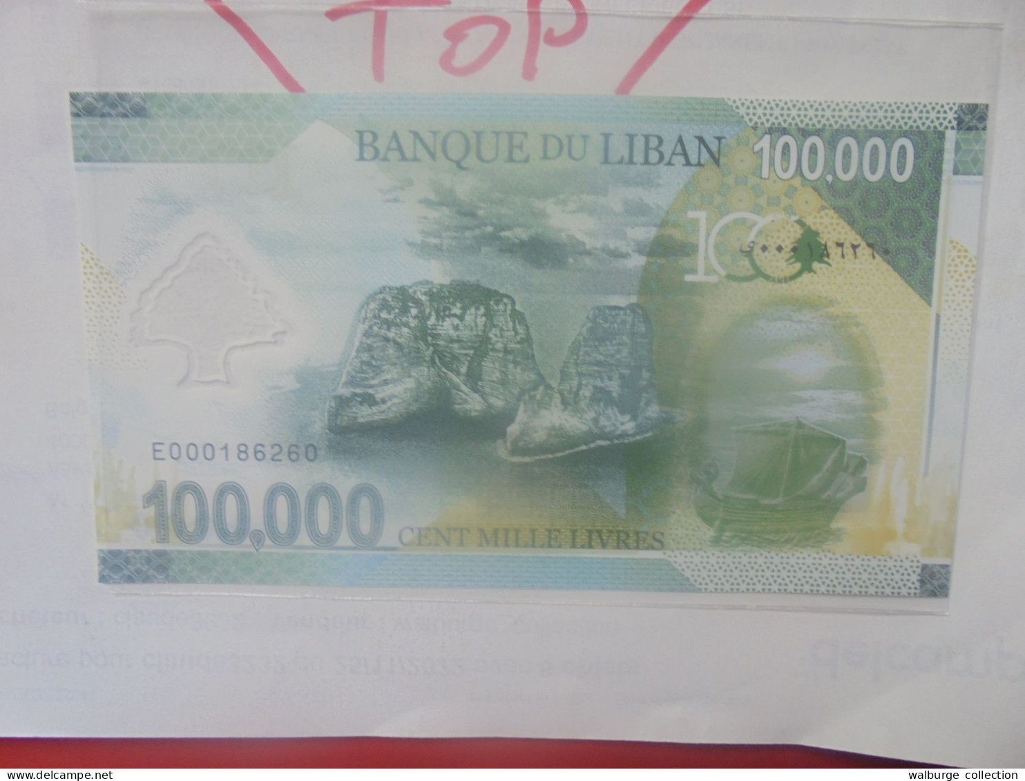 LIBAN 100.000 LIVRES 2020 Neuf (B.33) - Liban