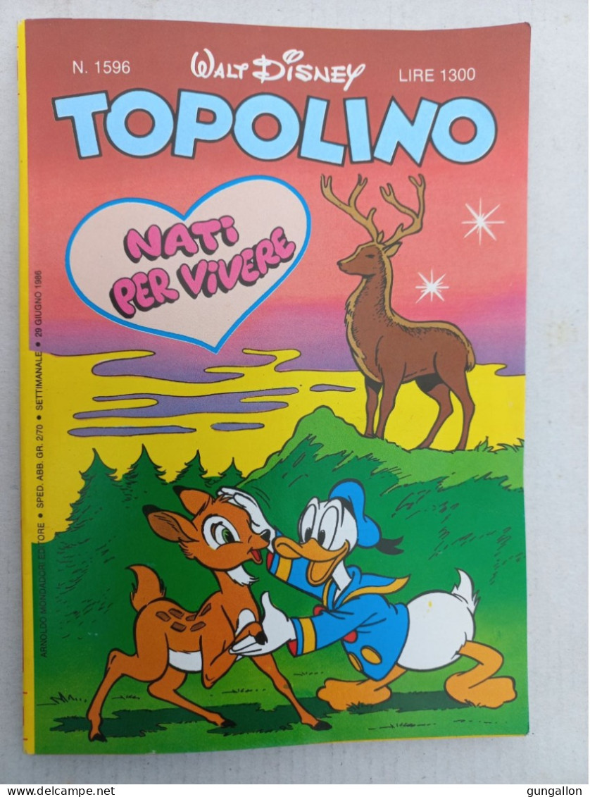 Topolino (Mondadori 1986) N. 1596 - Disney