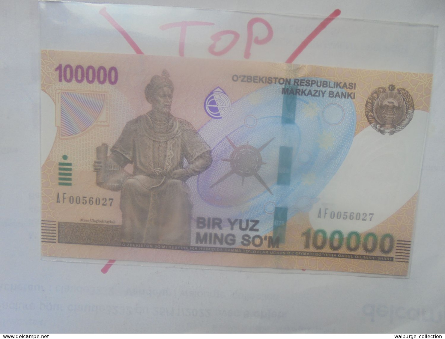 OUZBEKISTAN 100.000 SUM 2019 Neuf (B.33) - Ouzbékistan