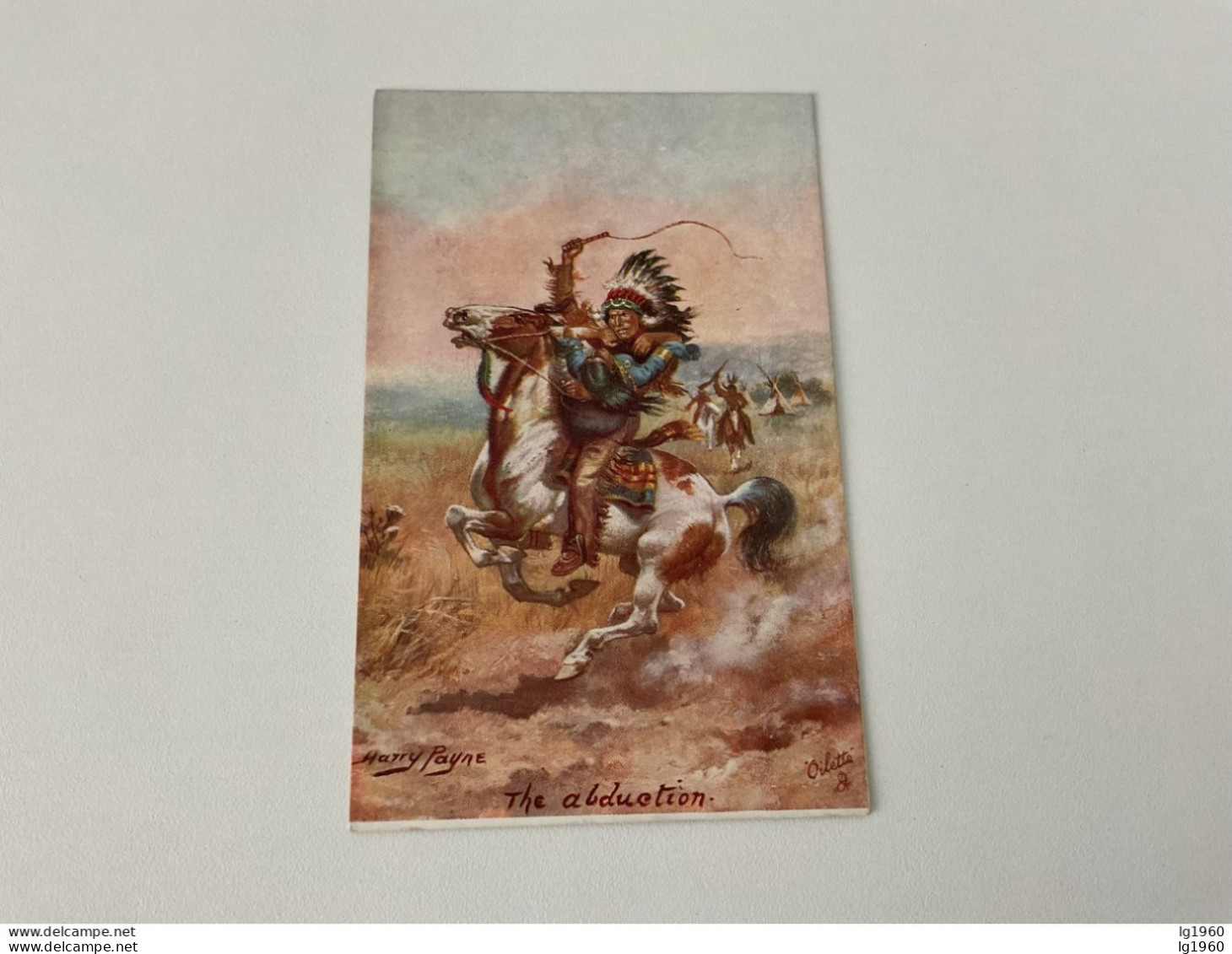 The Wild West U.S.A. - Rafael Tuck & Son - By Harry Payne - Card In Very Good Condition! - Tuck, Raphael