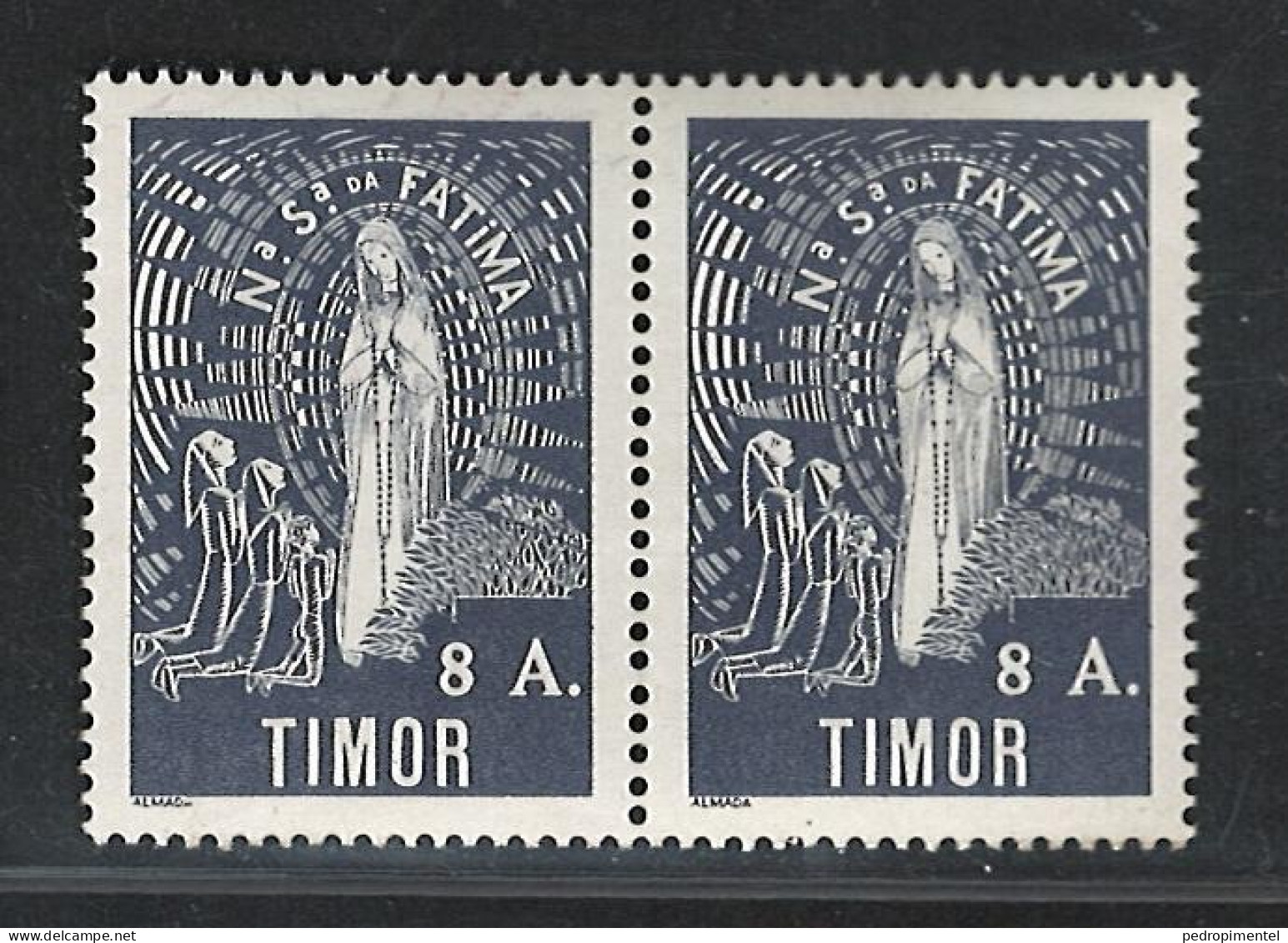 Portugal Timor 1948 "Our Lady Of Fatima" Condition MNH Mundifil #269 (pair) - Timor