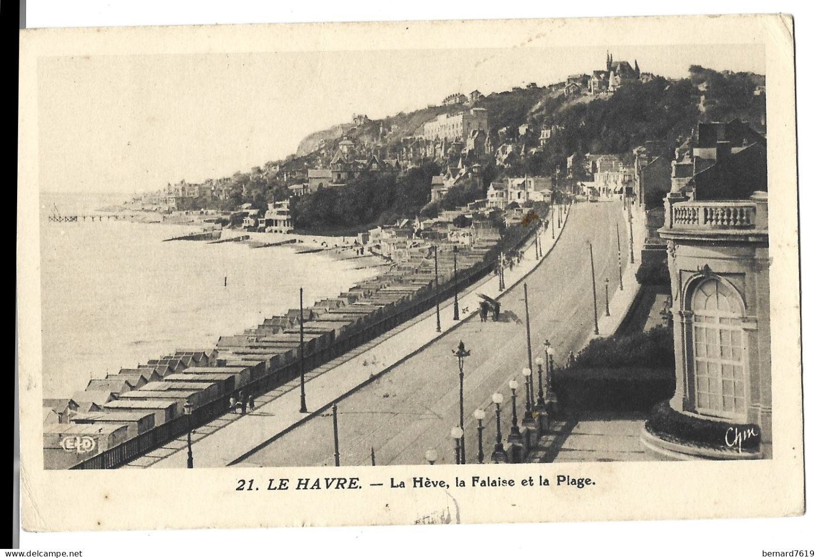 76  Le Havre - La Heve,la Falaise Et La Plage - Cap De La Hève