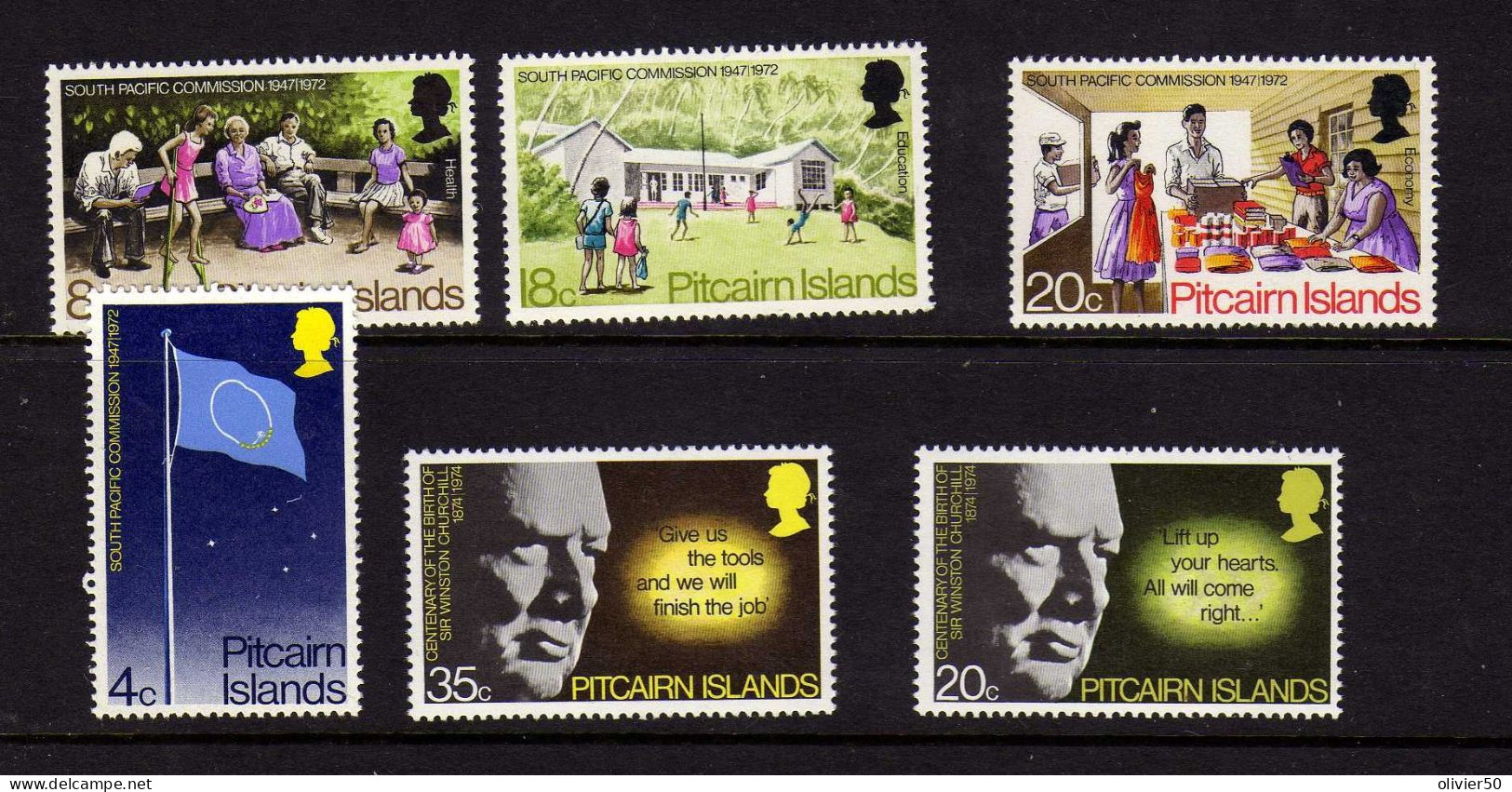 Pitcairn - South Pacific Commission - Churchill - Neufs** - MNH - Pitcairn