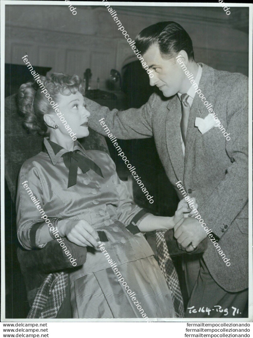 Bn11 Foto Originale  Stewart Granger Edwice Feuil Personaggi Famosi Movie Cinema - Autres & Non Classés