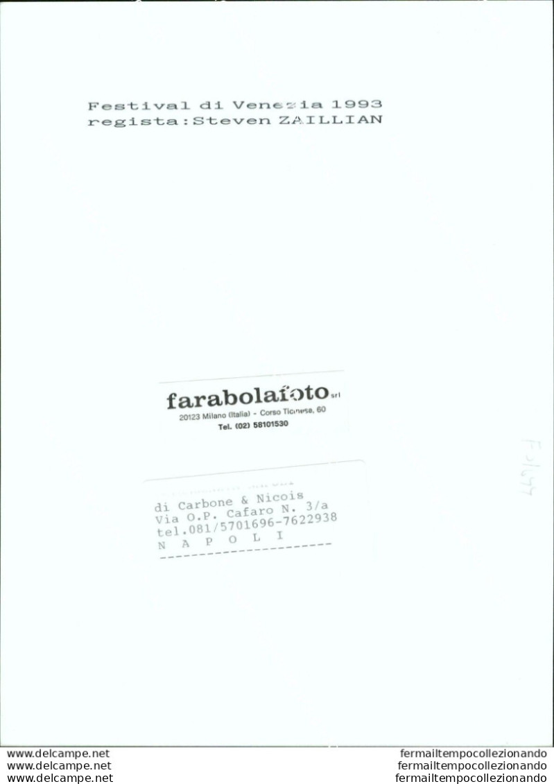 Fo1644 Foto Originale Personaggi Famosi Festival Di Venezia Steven Zaillian - Other & Unclassified