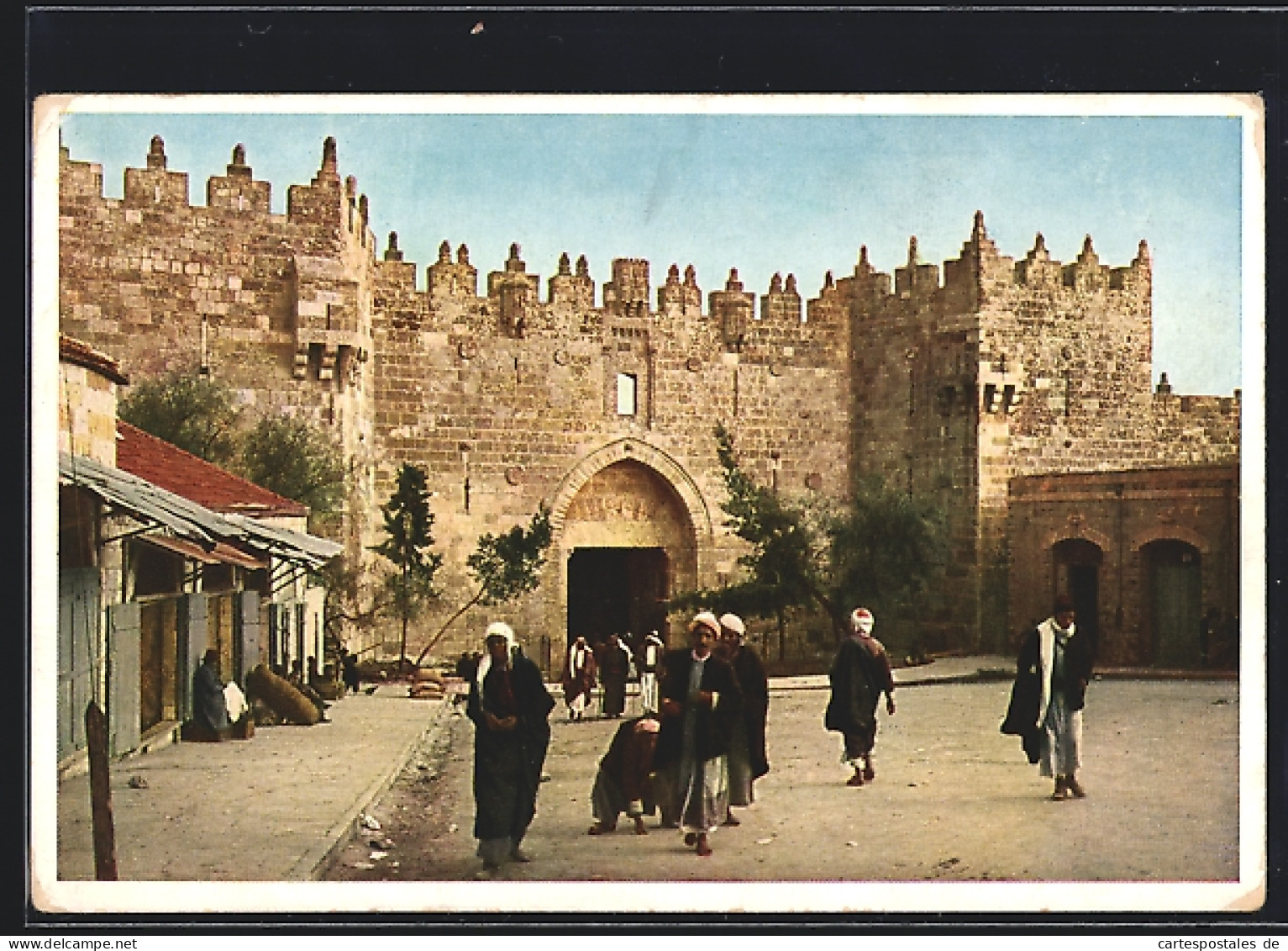AK Jerusalem, Damaskus-Tor Von Aussen  - Palestine