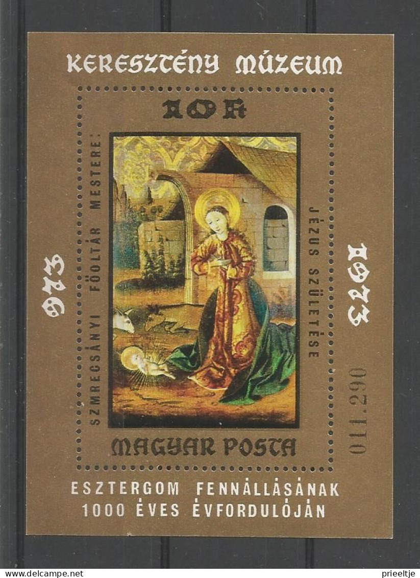 Hungary 1973 Estergom Millenium S/S  Y.T. BF 108 ** - Blocks & Kleinbögen