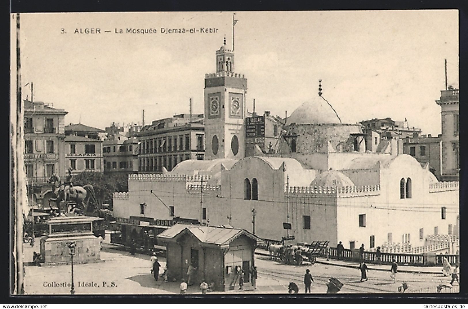 CPA Alger, La Mosquée Djemaá-el-Kébir  - Alger