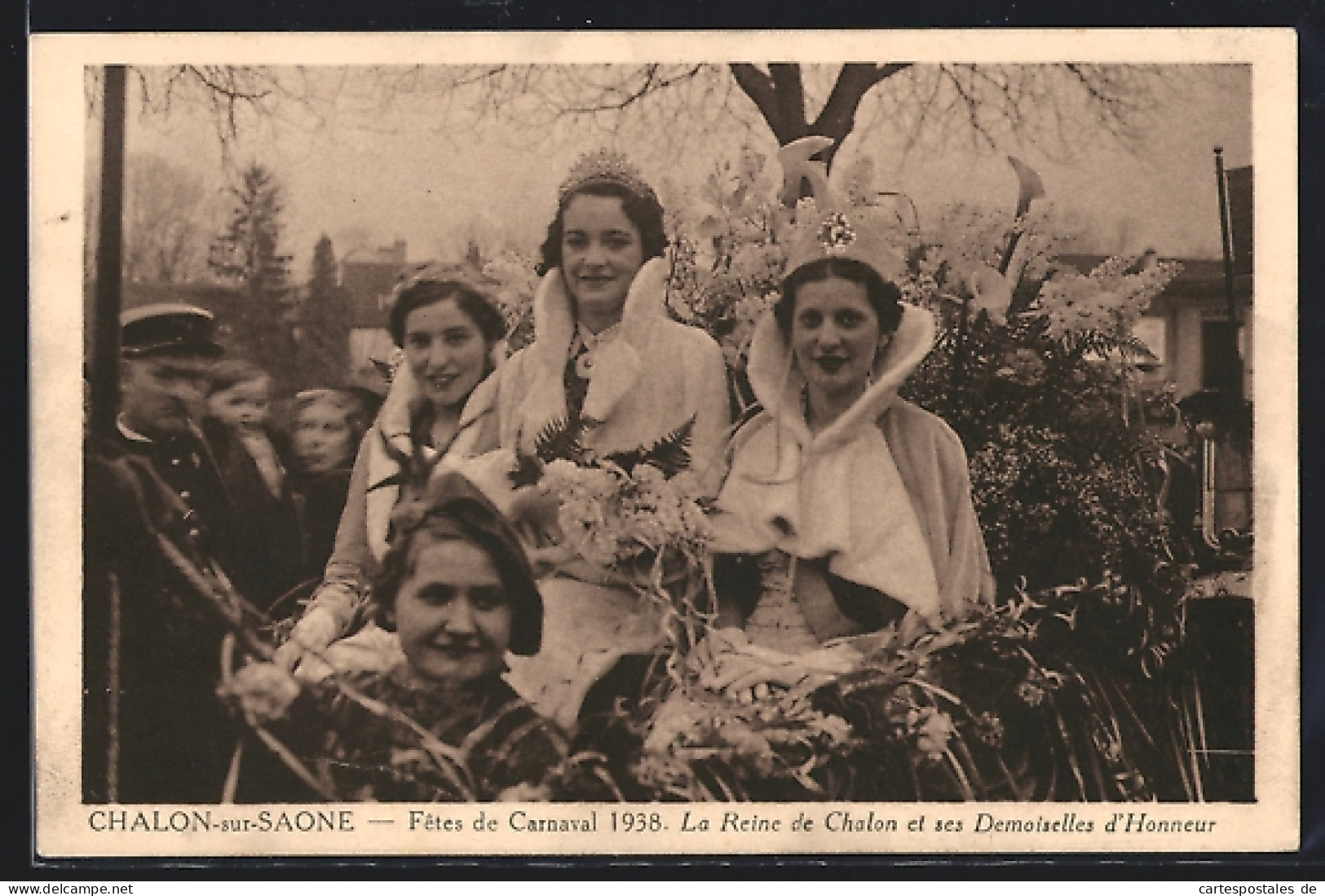 AK Chalon-sur-Saone, Fetes De Carnaval 1938, La Reine  - Karneval - Fasching