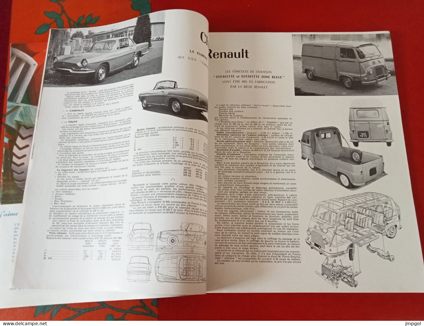 Englebert Magazine N°99 1959 Forez Bourbonnais Renault Floride Estafette Usine Gaz Lacq Pont Tancarville Moteur Diesel - Auto/Moto