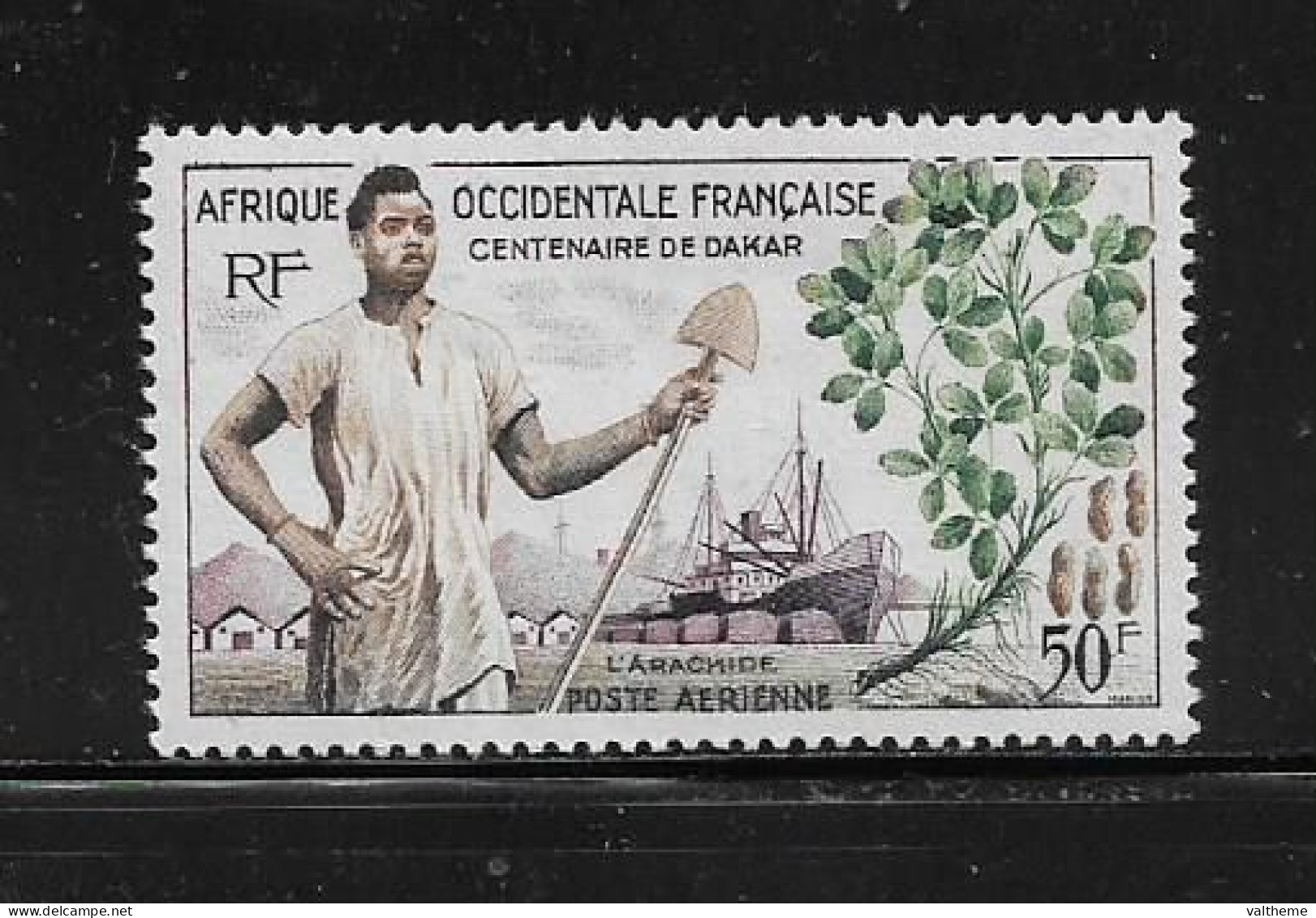 A.O.F  ( DIV - 450 )   1958   N° YVERT ET TELLIER  POSTE AERIENNE   N°  26  N** - Unused Stamps