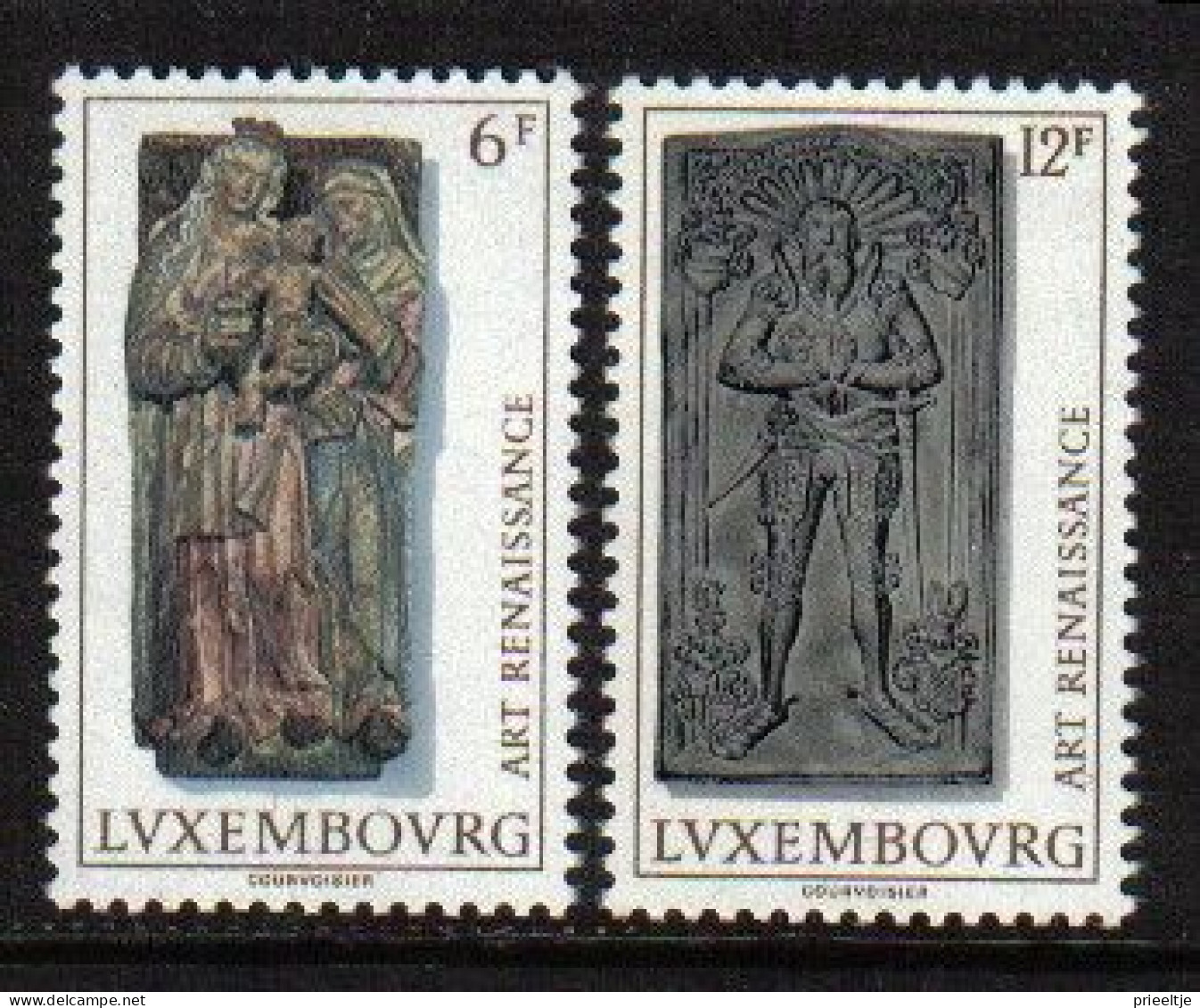 Luxemburg 1976 Art Renaissance  Y.T. 883/884  ** - Unused Stamps