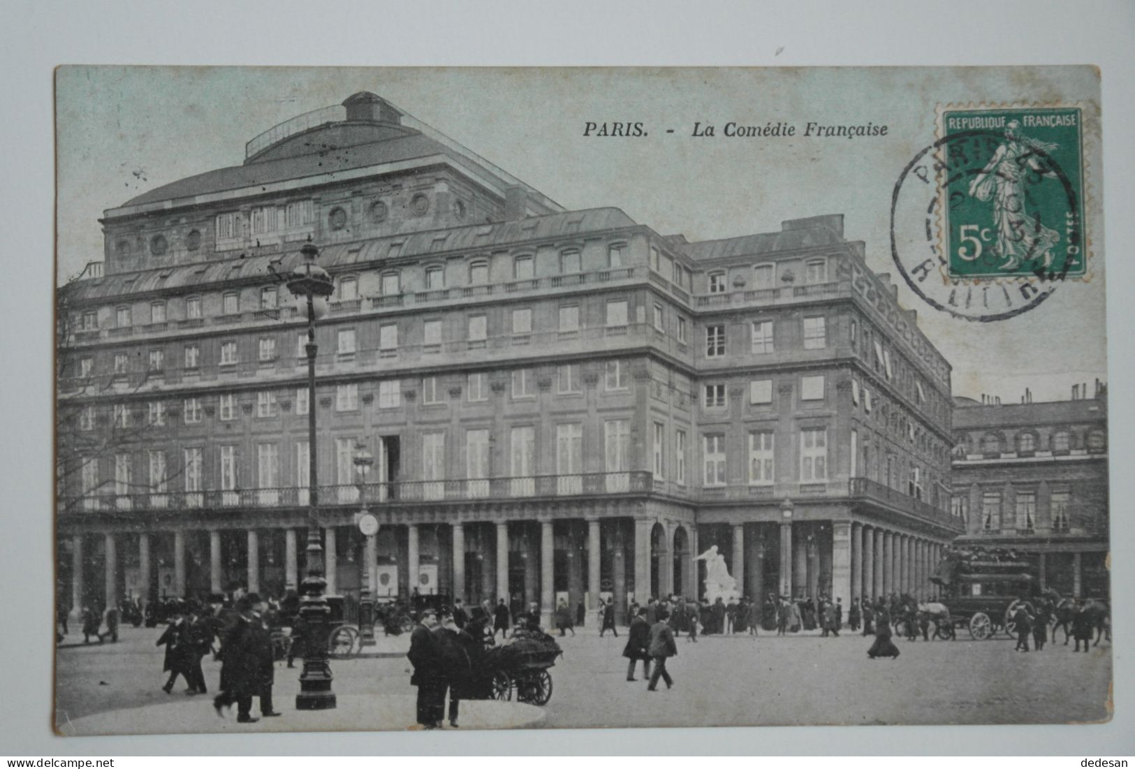 CPA Couleur 1910 PARIS La Comédie Française - CHA03 - Onderwijs, Scholen En Universiteiten