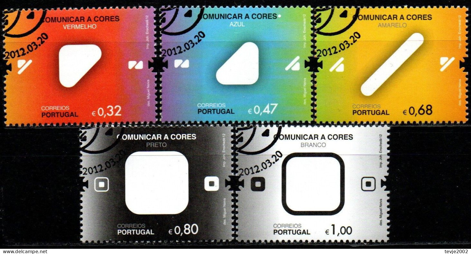 Portugal 2012 - Mi.Nr. 3708 - 3712 - Gestempelt Used - Usati