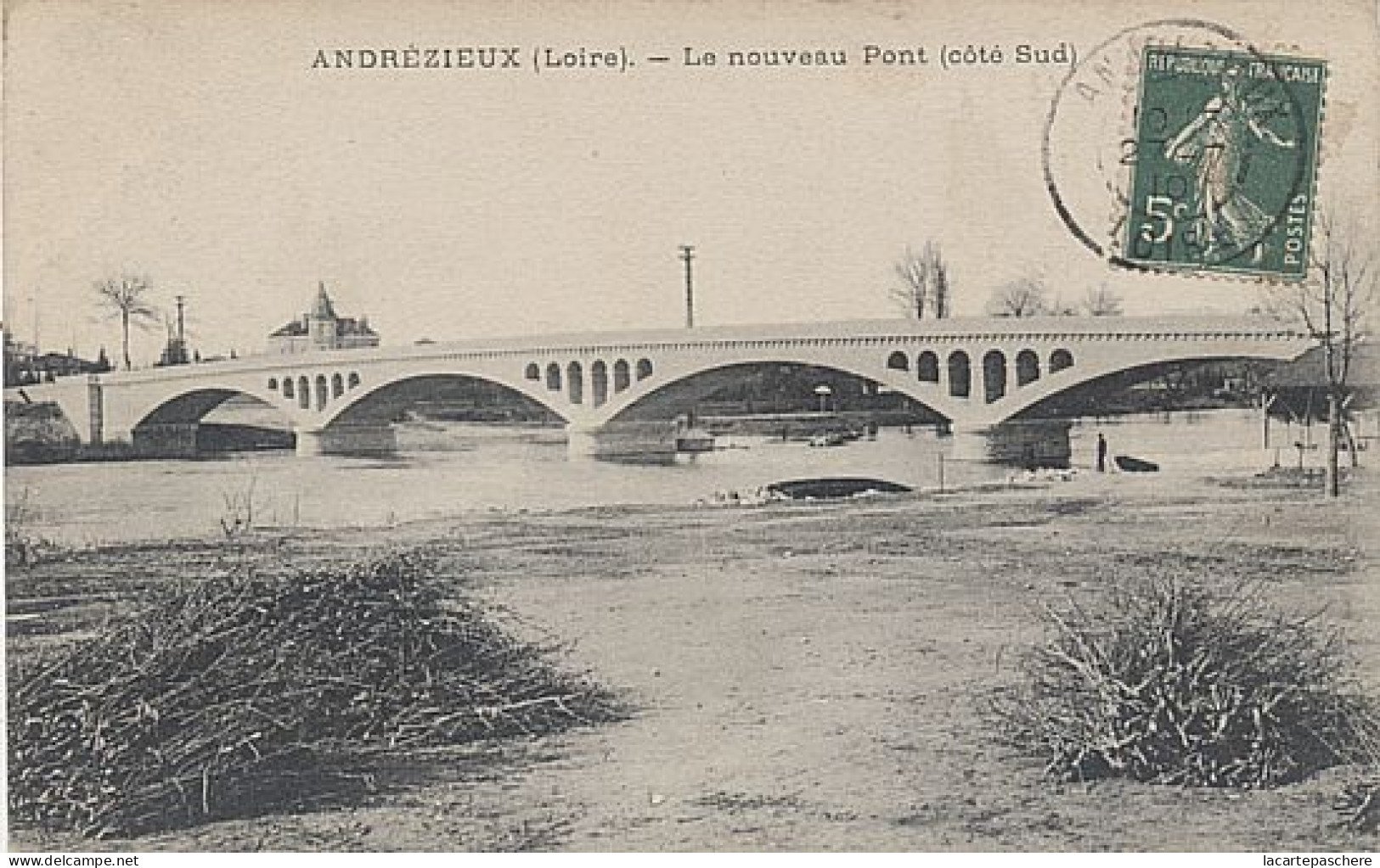 X111572 LOIRE ANDREZIEUX LE NOUVEAU PONT COTE SUD - Andrézieux-Bouthéon