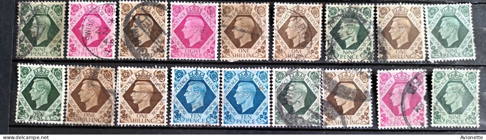 George VI (36 Timbres) - Used Stamps