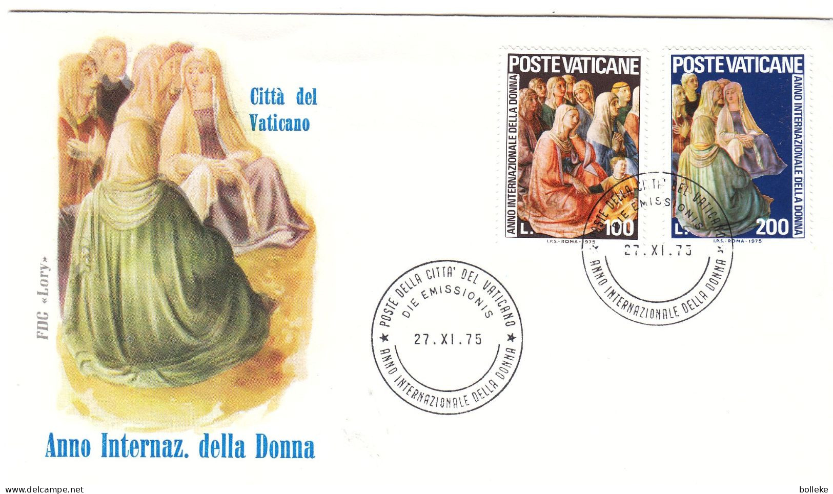 Vatican - Lettre FDC De 1975 - Oblit Citta Del Vaticano - - Lettres & Documents
