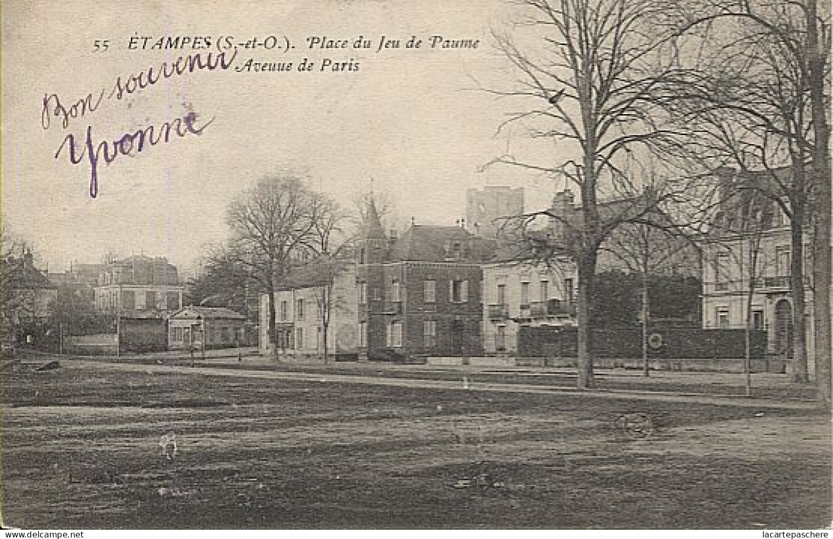 X122449 ESSONNE ETAMPES PLACE DU JEU DE PAUME AVENUE DE PARIS - Etampes