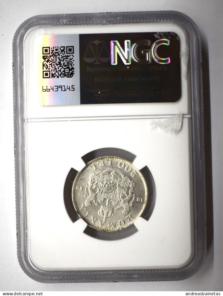 Coins ROMANIA: 200 Lei (1942) In Silver (0,835) - Roemenië