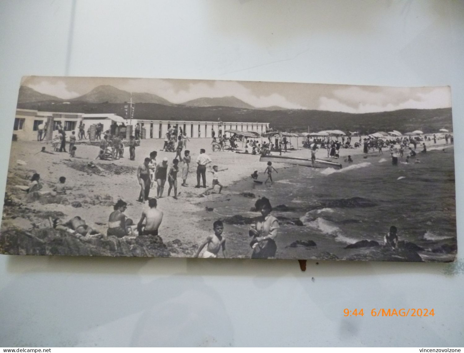 Cartolina Viaggiata Panoramica "OLBIA Lido" 1957 - Olbia