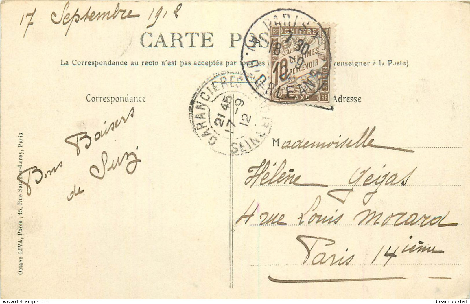 (S) Superbe LOT n°17 de 50 cartes postales anciennes Françaises régionalisme