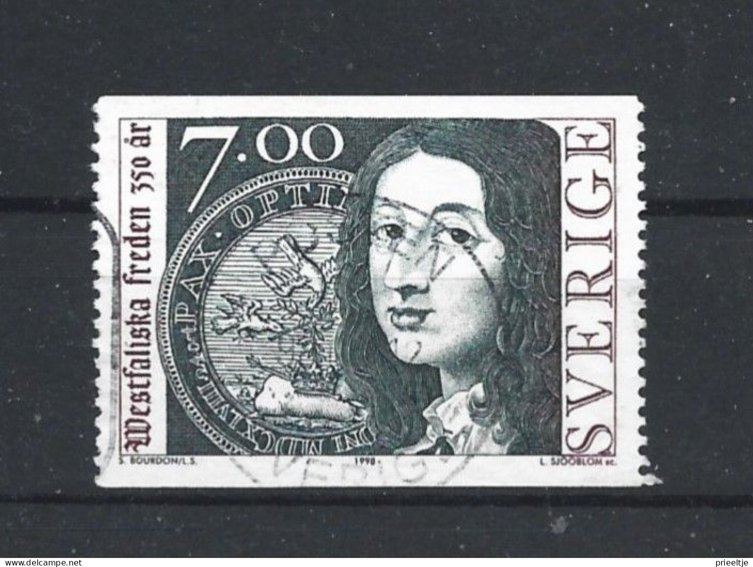 Sweden 1998 Westphalia Treaty 350th Anniv. Y.T. 2031 (0) - Used Stamps