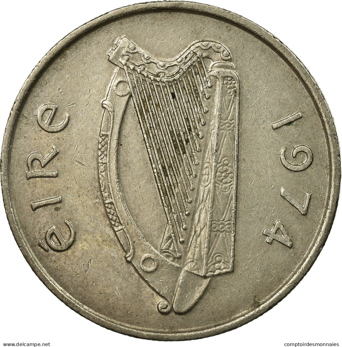 Monnaie, IRELAND REPUBLIC, 5 Pence, 1974, TTB, Copper-nickel, KM:22 - Ierland
