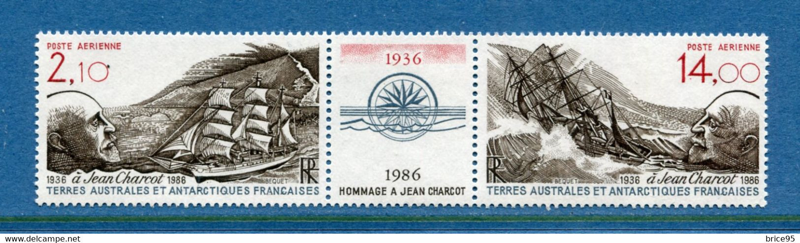 TAAF - Terres Australes Et Antarctiques Françaises - YT PA N° 93 Et 94 ** - Neuf Sans Charnière - 1986 - Posta Aerea
