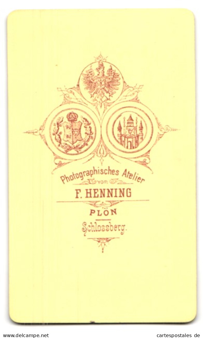 Fotografie F. Henning, Plön, Schlossberg, Hübsches Junges Paar In Feiner Kleidung  - Anonymous Persons