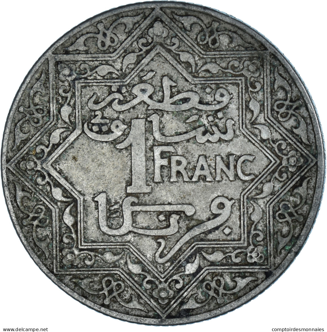 Monnaie, Maroc, Franc, 1921 - Maroc