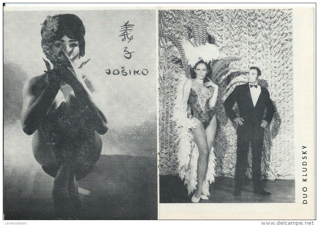 Pologne/ Dépliant Publicitaire/ Show érotique Et Chorégraphique/Variete Praga/JerryBergmann/Duben/ 1969  CMH37bis - Otros & Sin Clasificación