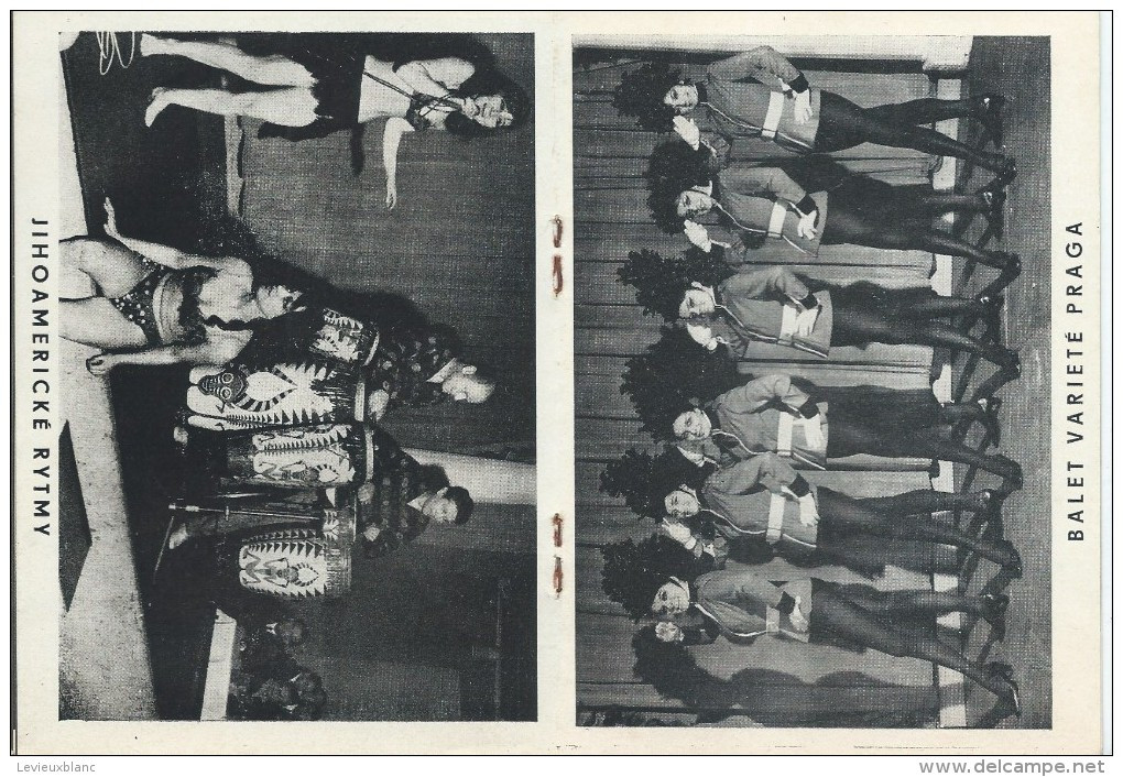 Pologne/ Dépliant publicitaire/ Show érotique et Chorégraphique/Variete Praga/JerryBergmann/Duben/ 1969  CMH37bis