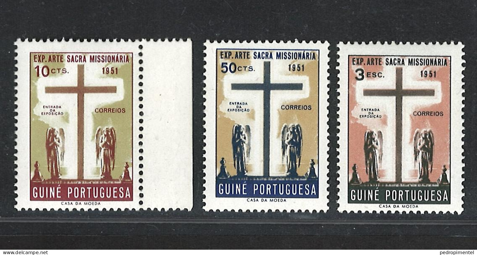 Portugal Guinee 1953 "Sacred Art" MNH OG #267-269 - Portugiesisch-Guinea