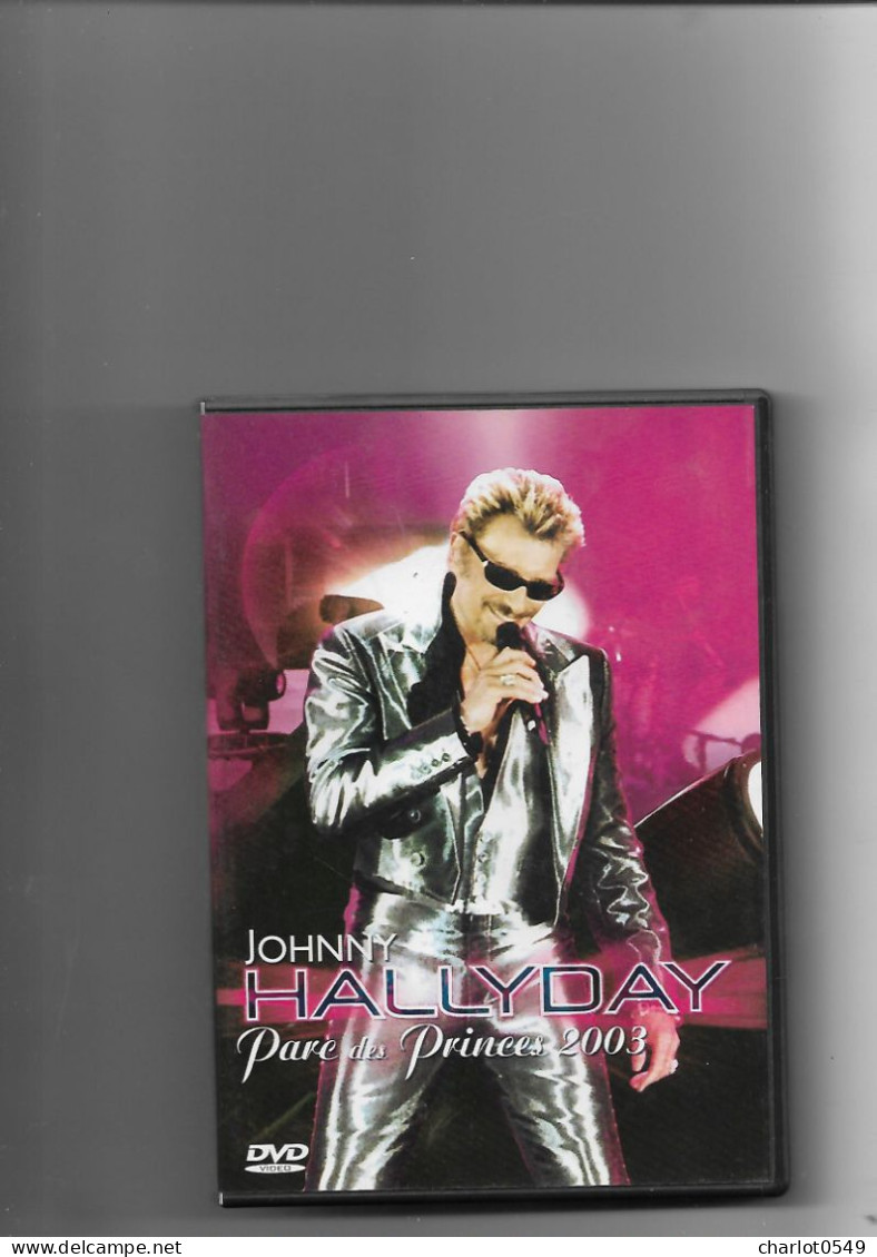 2 Dvd Johnny Hallyday Au Parc Des Princes 2003 - Concert Et Musique