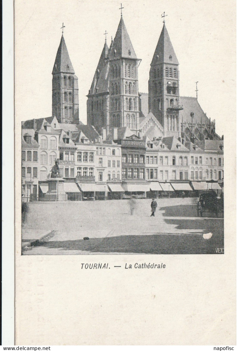 104-Tournai-Doornik  La Cathédrale Pub Chocolat Des Chartreux - Doornik