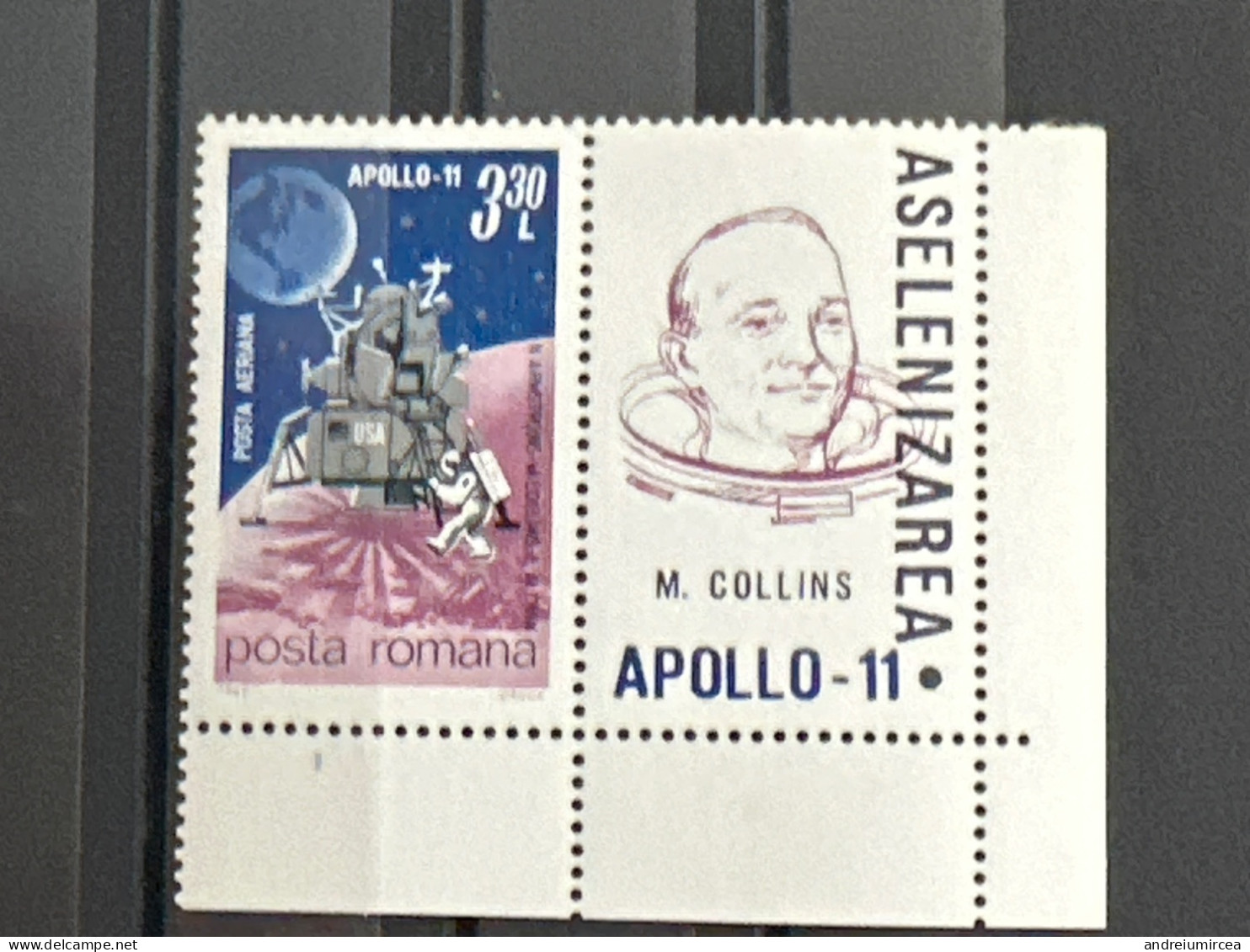 România MNH 1969 Apollo 11 - Europa