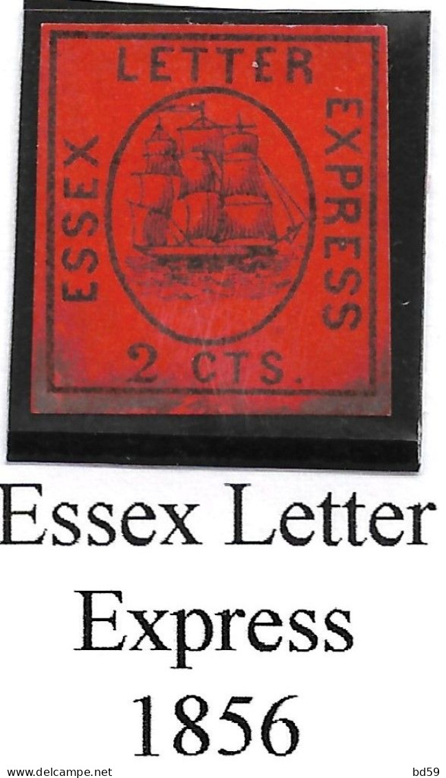 USA ETATS-UNIS Poste Locale De NEW-YORK Essex Letter Express - Locals & Carriers