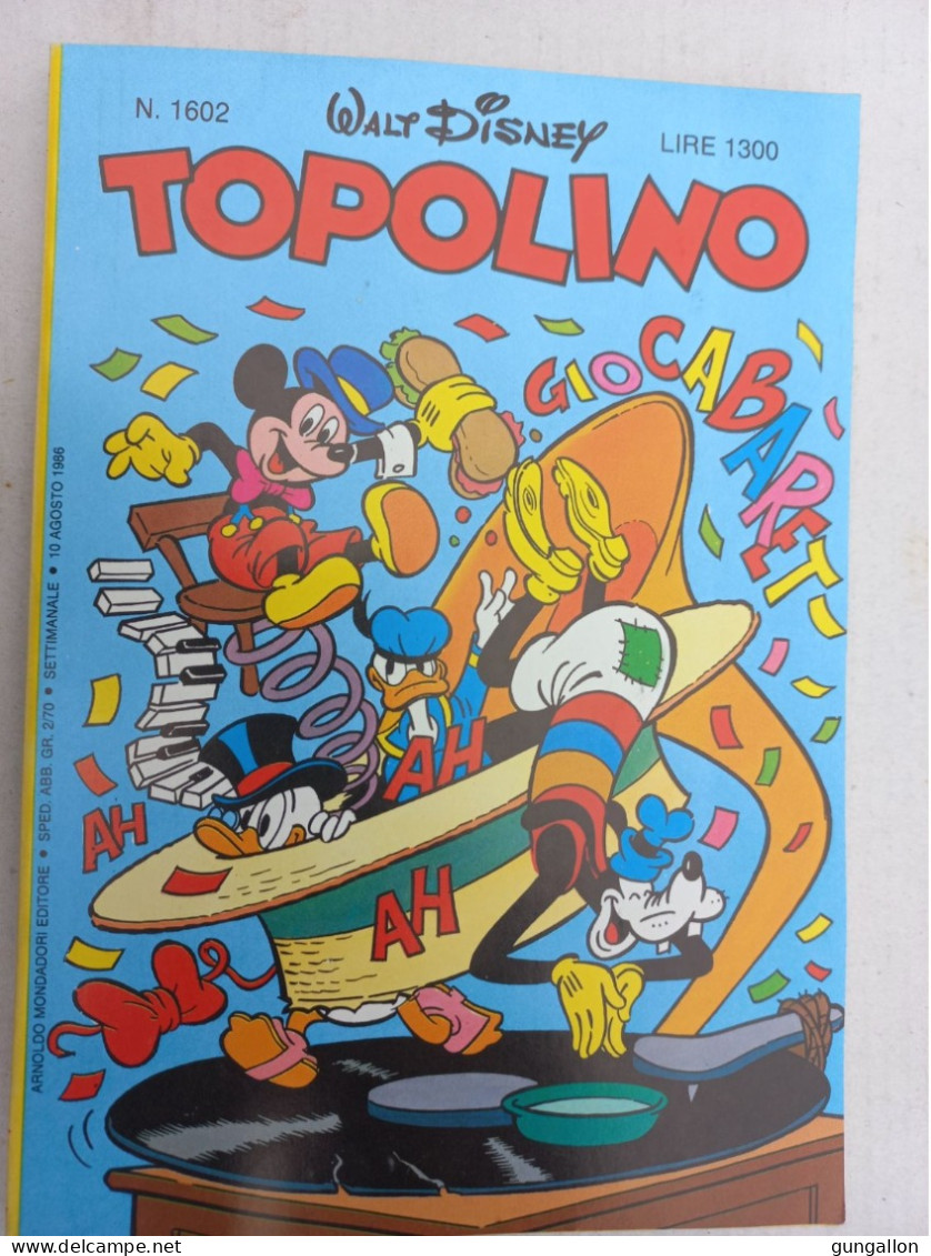 Topolino (Mondadori 1986) N. 1602 - Disney