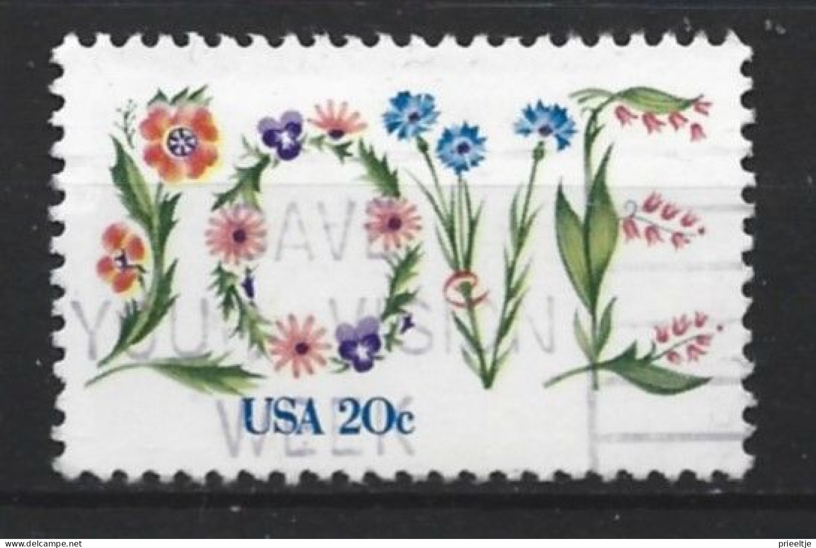USA 1982 Flowers  Y.T. 1378 (0) - Oblitérés