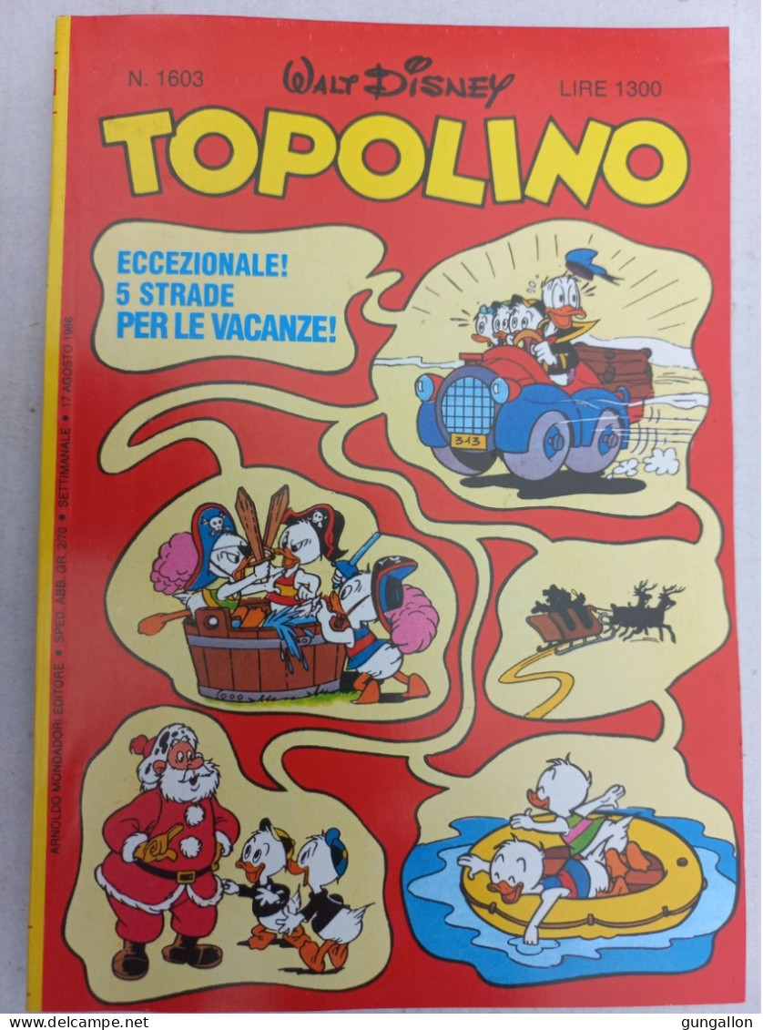 Topolino (Mondadori 1986) N. 1603 - Disney