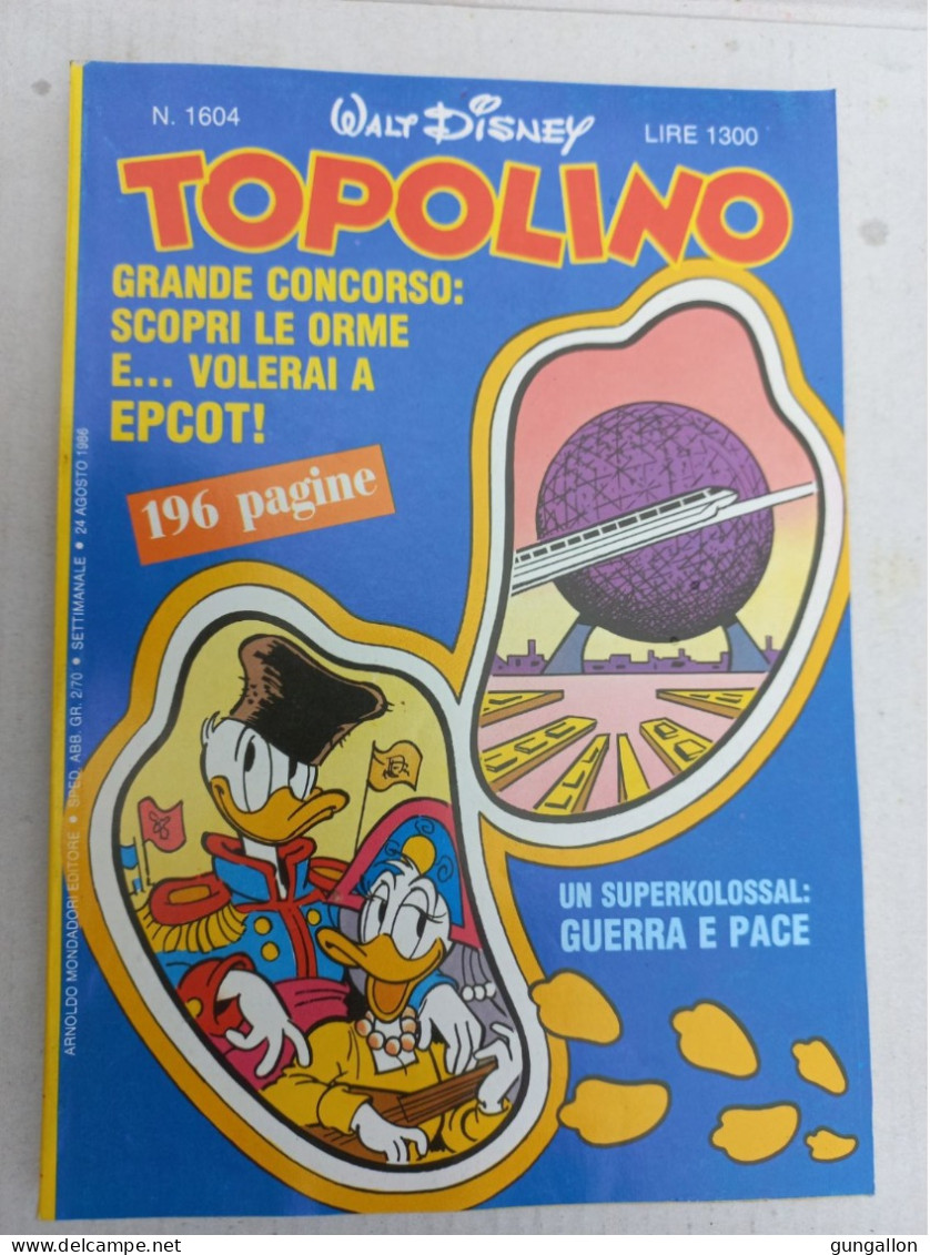 Topolino (Mondadori 1986) N. 1604 - Disney