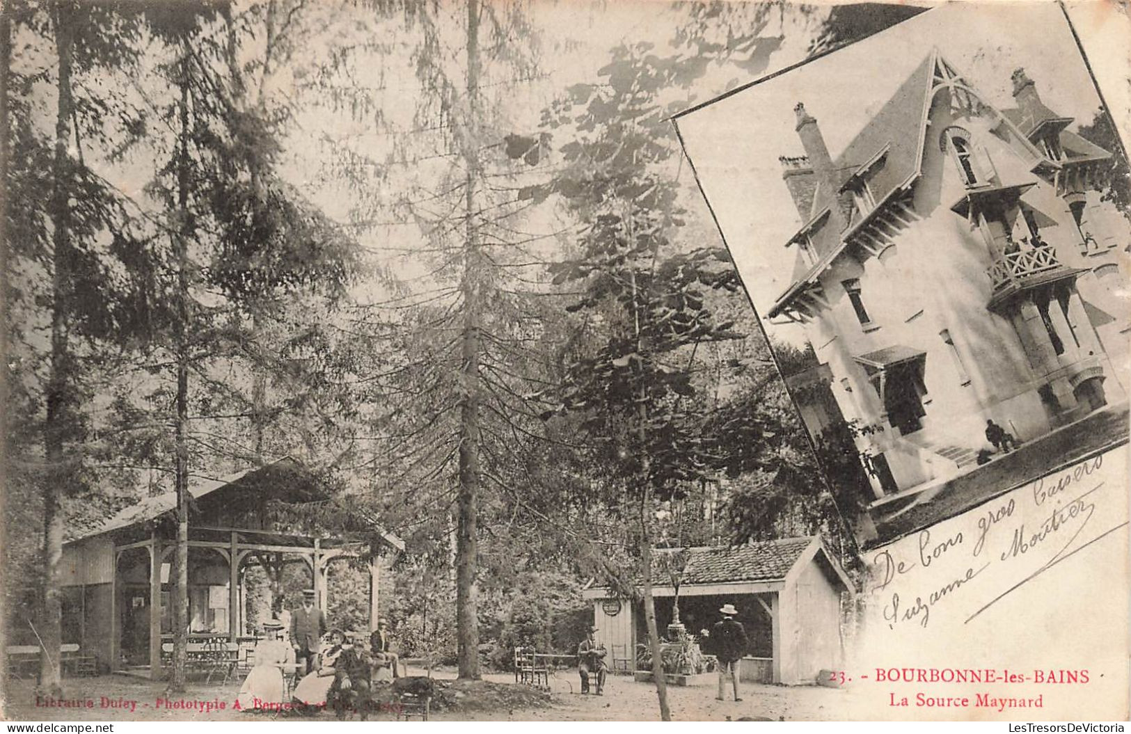 FRANCE - Bourbonne Les Bains - La Source Maynard - Carte Postale Ancienne - Bourbonne Les Bains