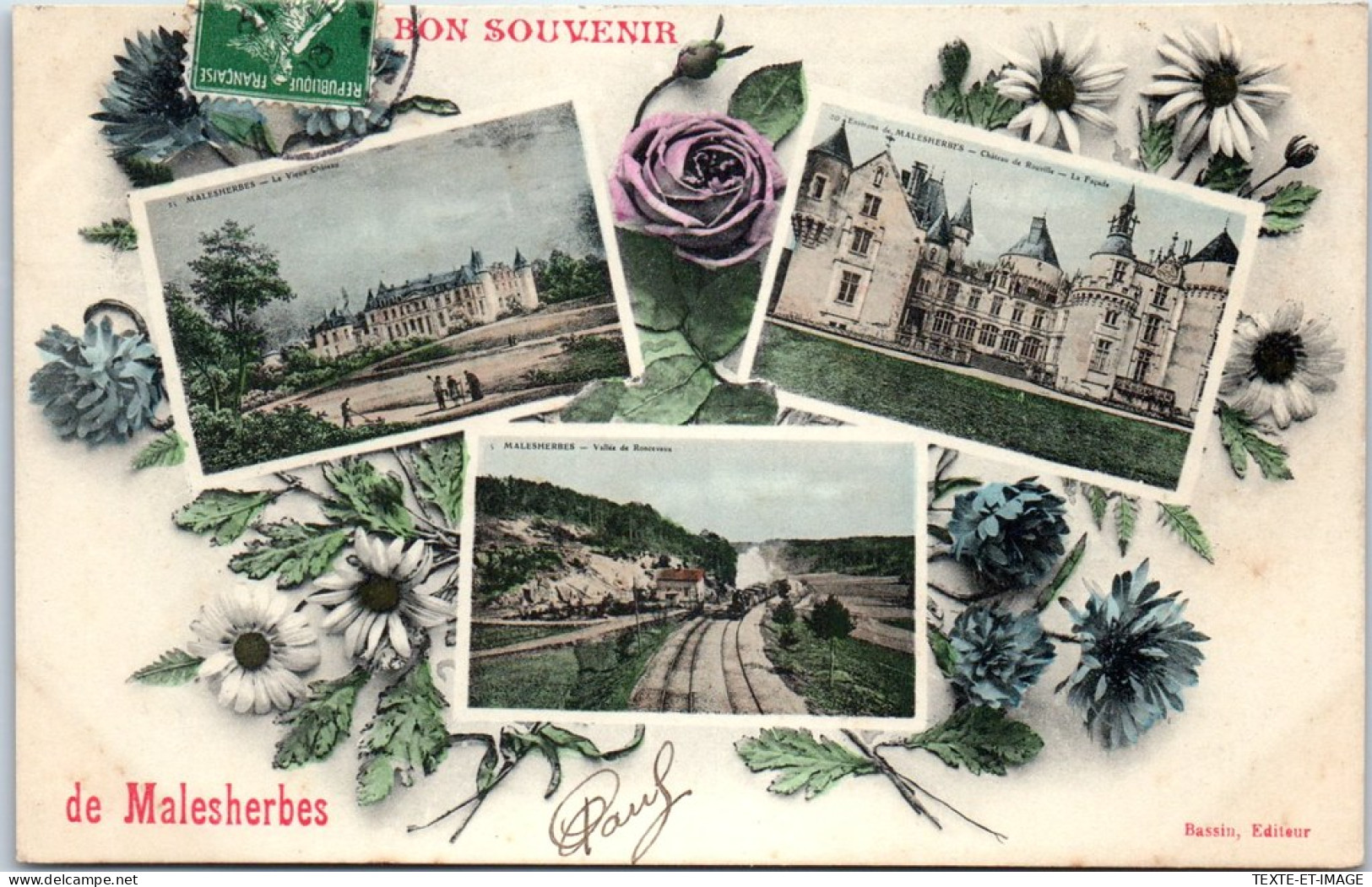 45 MALESHERBES - Un Souvenir  - Malesherbes