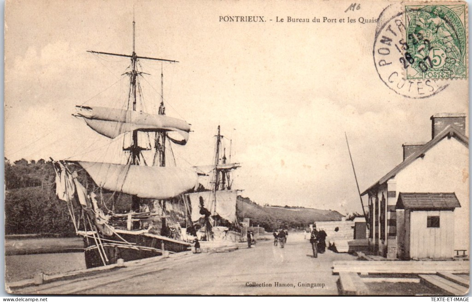 22 PONTRIEUX - Le Bureau Du Port Et Les Quais  - Pontrieux