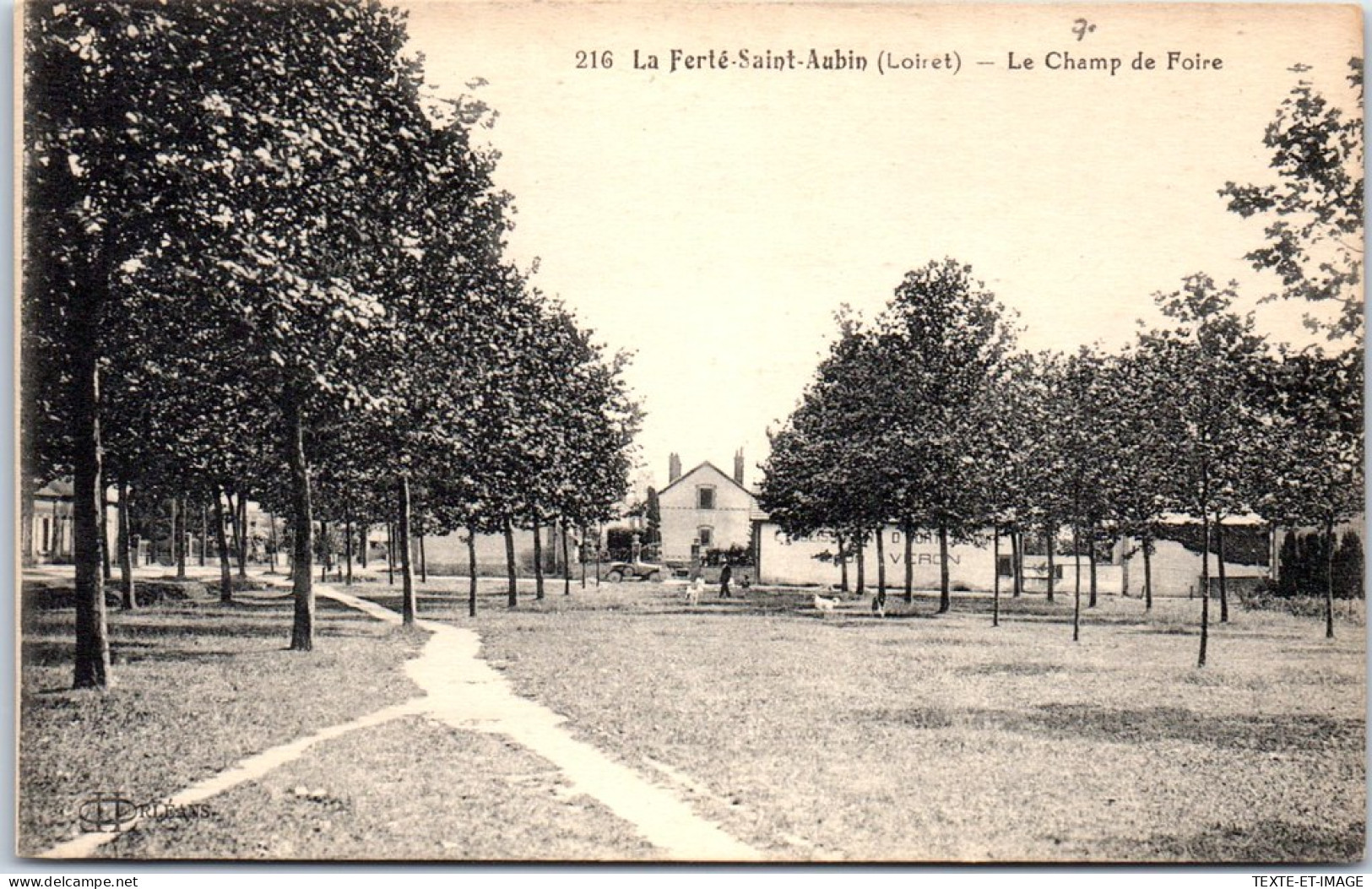 45 LA FERTE - Vue Du Champ De Foire. - La Ferte Saint Aubin