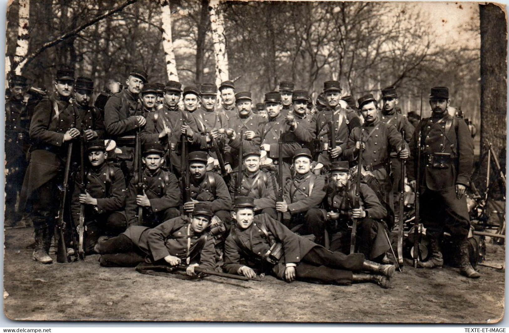 78 MAISONS LAFFITTE - CARTE PHOTO - Soldats Au Camp, Mars 1914 - Maisons-Laffitte