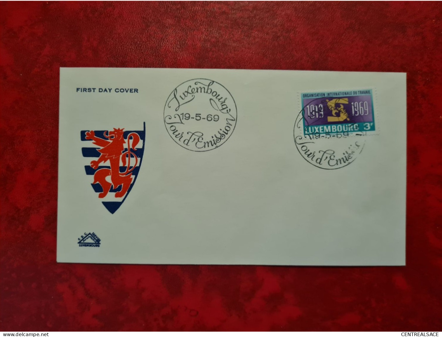 Lettre LUXEMBOURG  FDC 1969 ORGANISATION DU TRAVAIL - Other & Unclassified