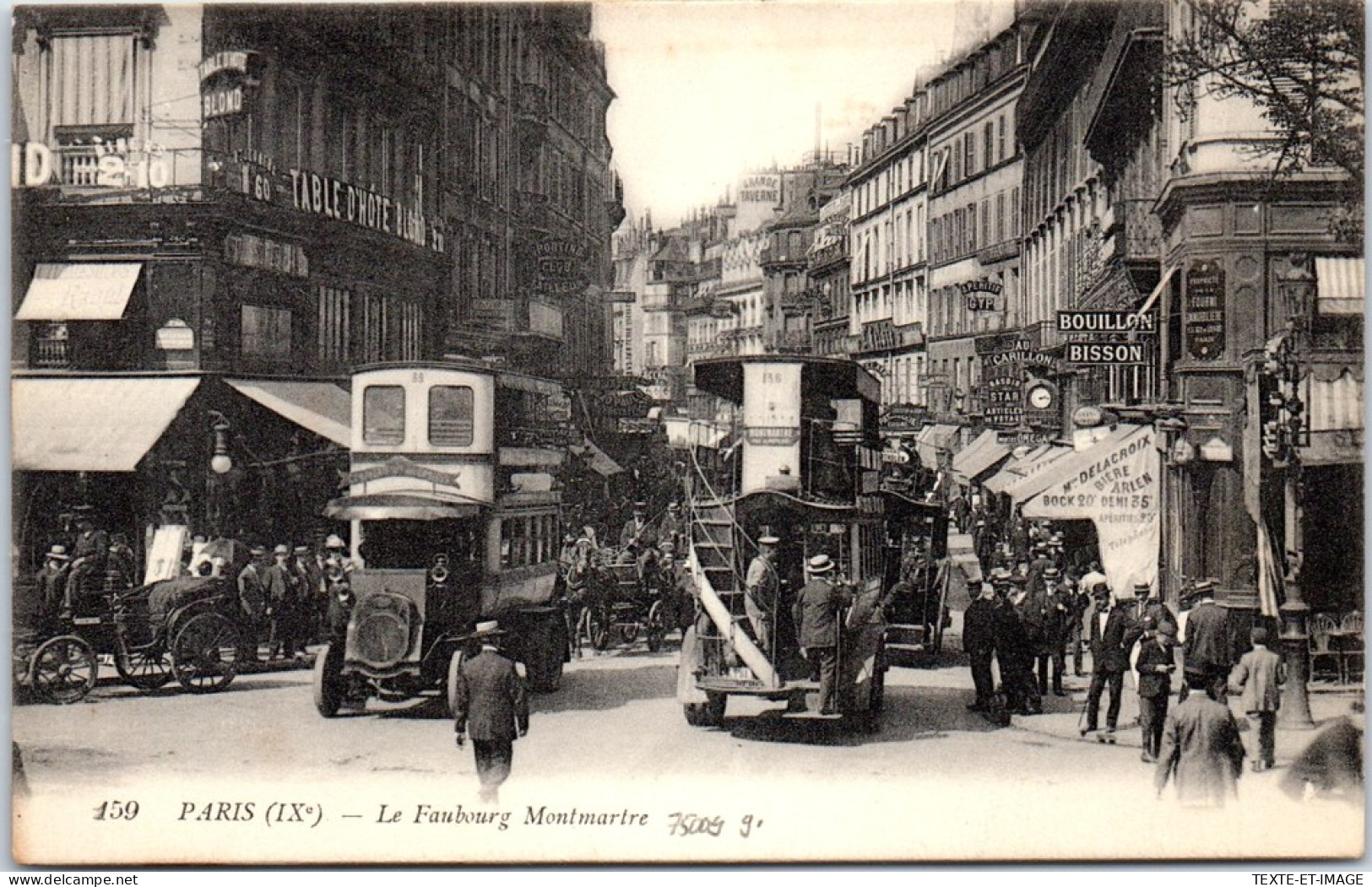 75009 PARIS Vue Partielle Faubourg Montmartre  - District 09