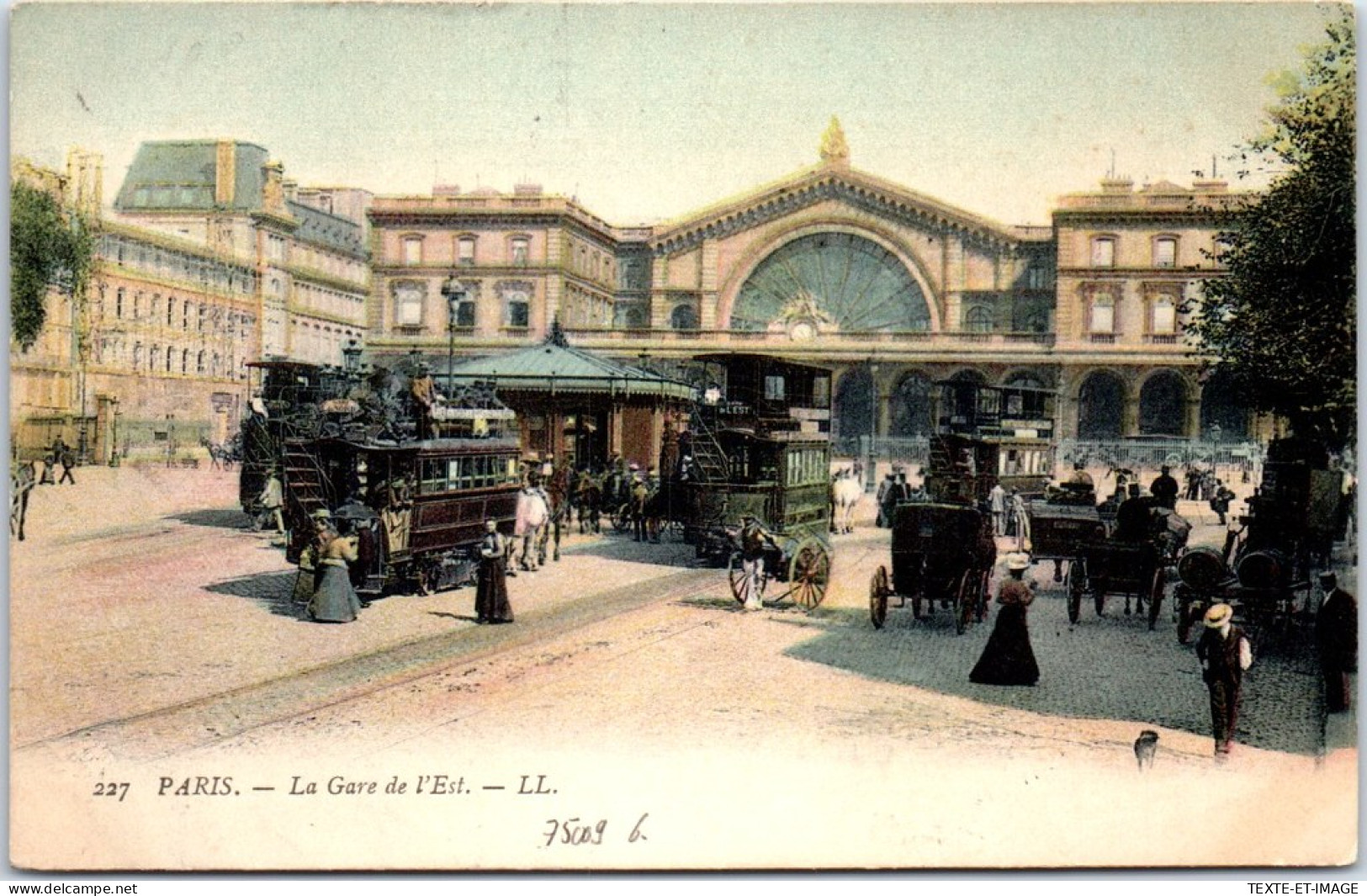75009 PARIS Vue De La Gare De L'est  - Arrondissement: 09
