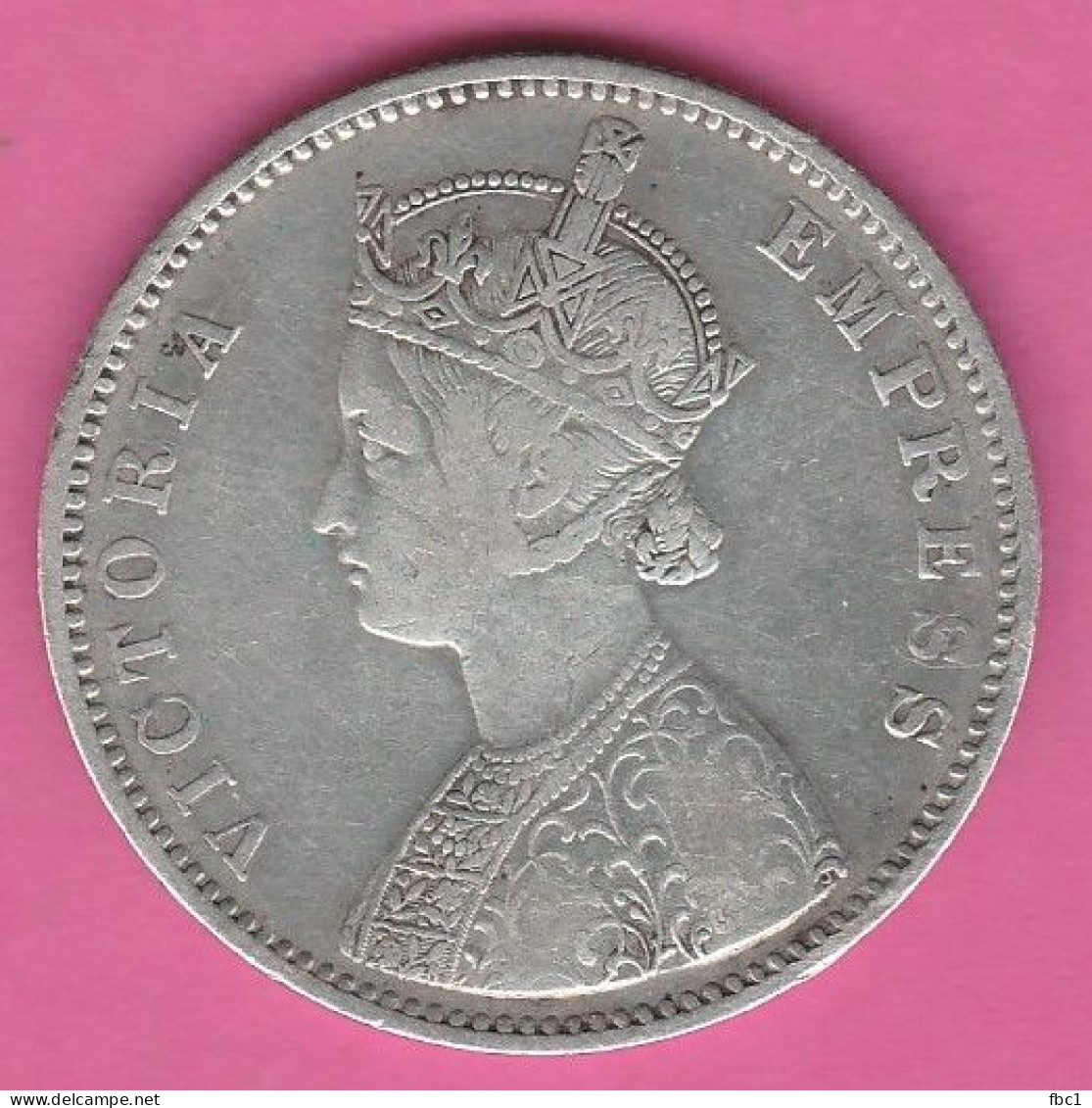 Inde Britannique - India - One Rupee 1877 (silver) - Colonies